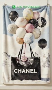 Chanel Throw Blankets